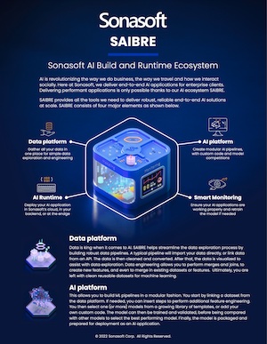 Sonasoft AI Build and Runtime Ecosystem datasheet