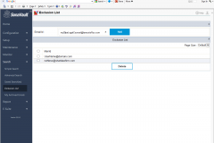 SonaVault 5.0 Exclusion List