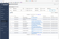 SonaVault 5.0 Query Builder Search Results