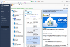 SonaVault 5.0 vertical preview of folder structure with the folders visible.